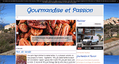 Desktop Screenshot of gourmandiseetpassion.com